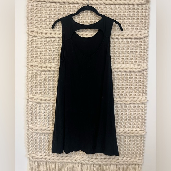 AMERICAN EAGLE XXS XS Black and Striped Summer Dress - Picture 6 of 11